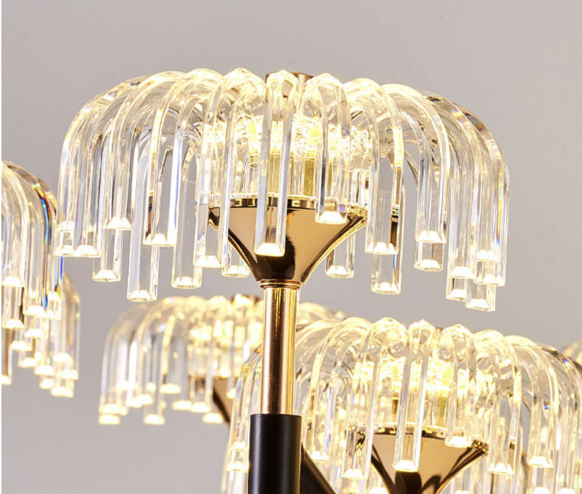 Saldana Meeki Crystal Chandelier - Reflect Lighting