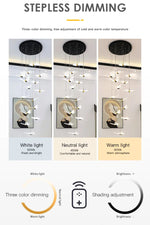 Jazmari Davina Black & Gold Staircase Light