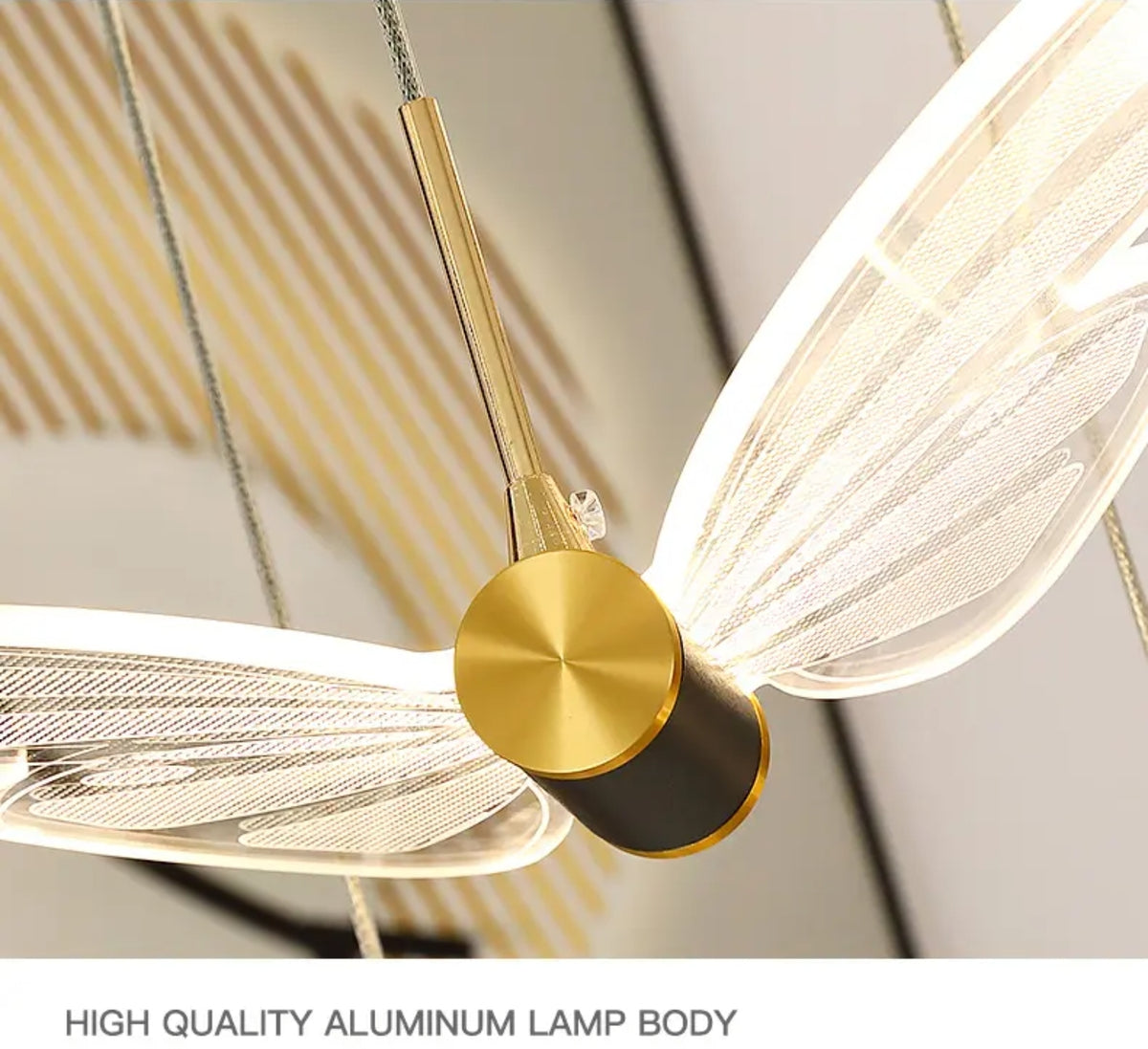 Jazmari Davina Black & Gold Staircase Light