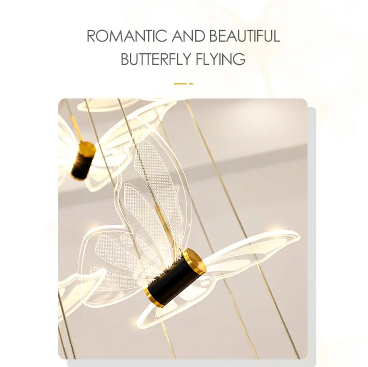 Jazmari Davina Black & Gold Staircase Light