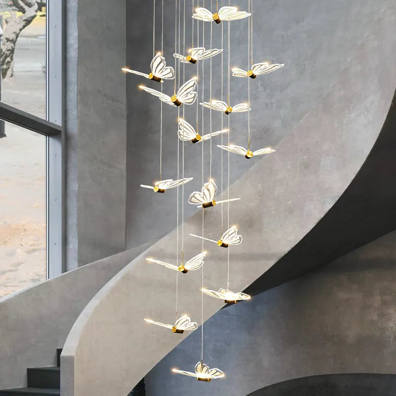 Jazmari Davina Black & Gold Staircase Light