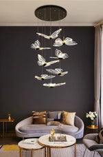 Jazmari Davina Black & Gold Staircase Light