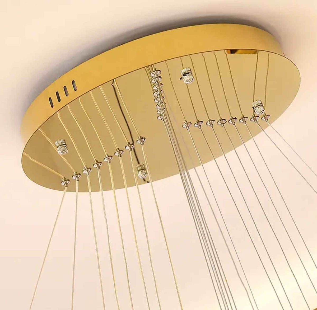 Backman Morandi Gold Ring Chandelier