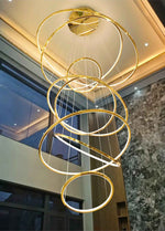 Backman Morandi Gold Ring Chandelier