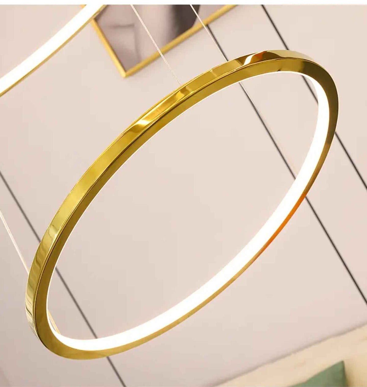 Backman Morandi Gold Ring Chandelier
