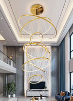 Backman Morandi Gold Ring Chandelier