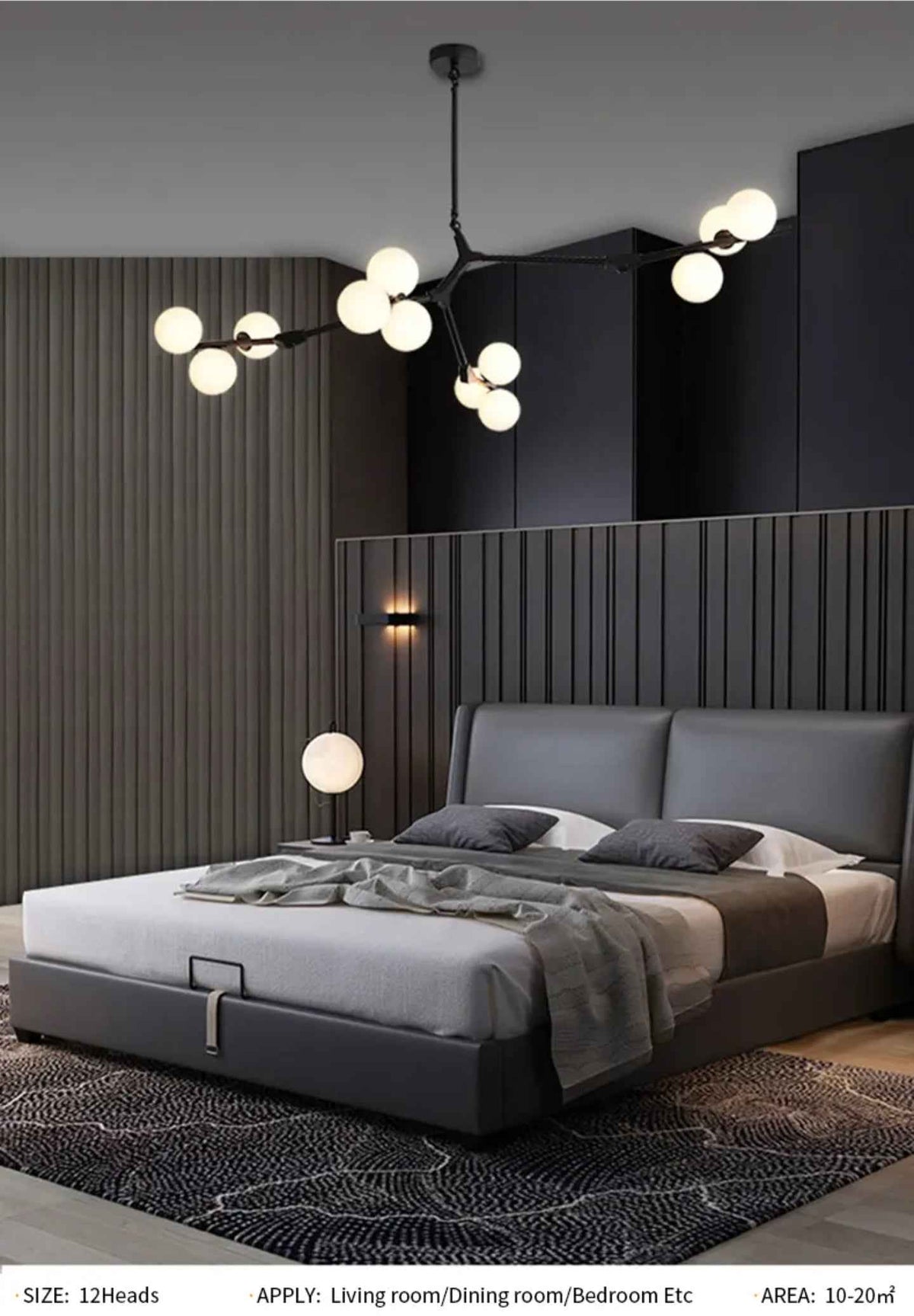 Jativa Tianna Chandelier- Gold/ Black