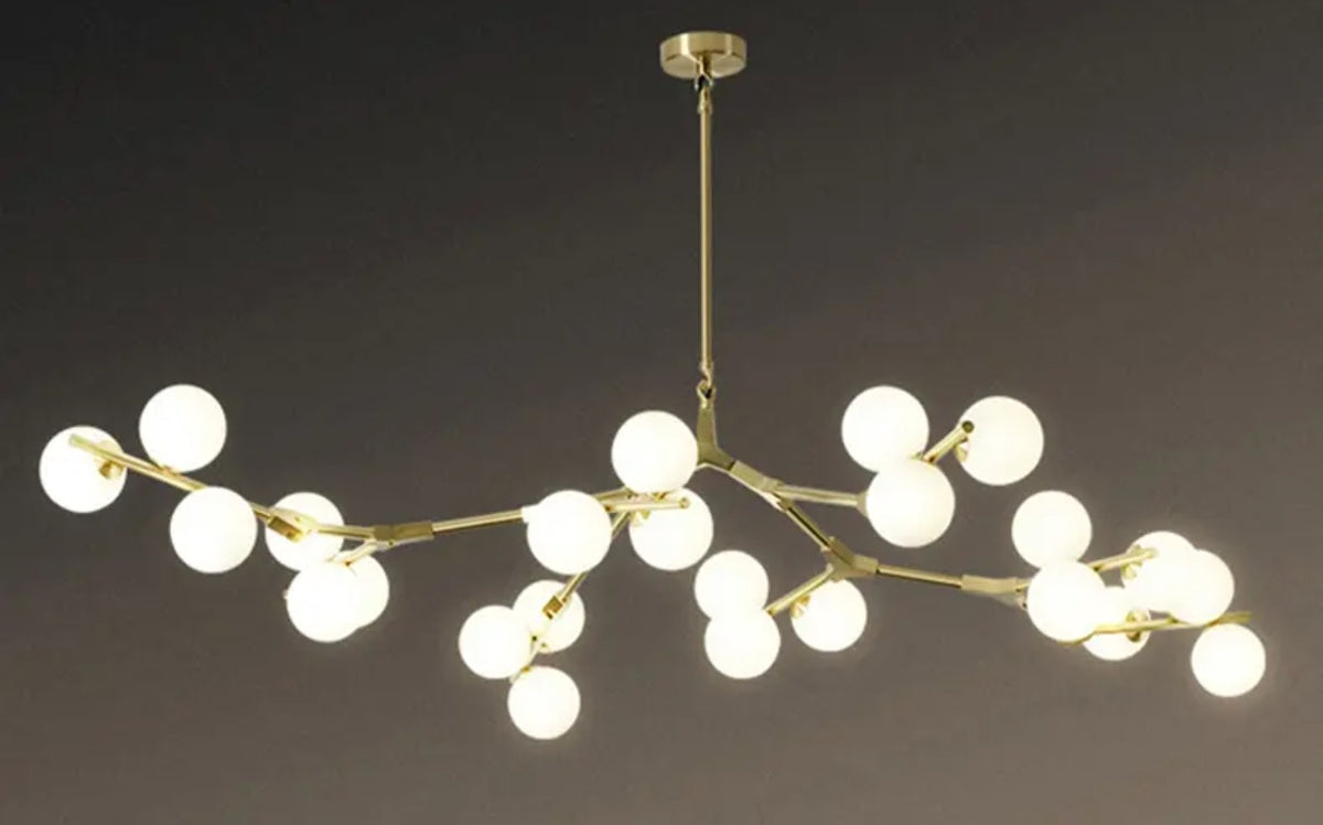 Jativa Tianna Chandelier- Gold/ Black