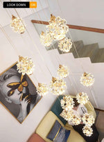 Celestial Cascade Crystal Chandelier