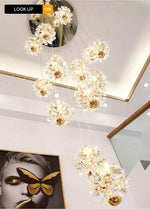 Celestial Cascade Crystal Chandelier