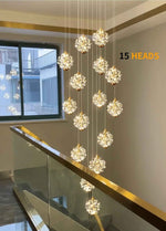Celestial Cascade Crystal Chandelier