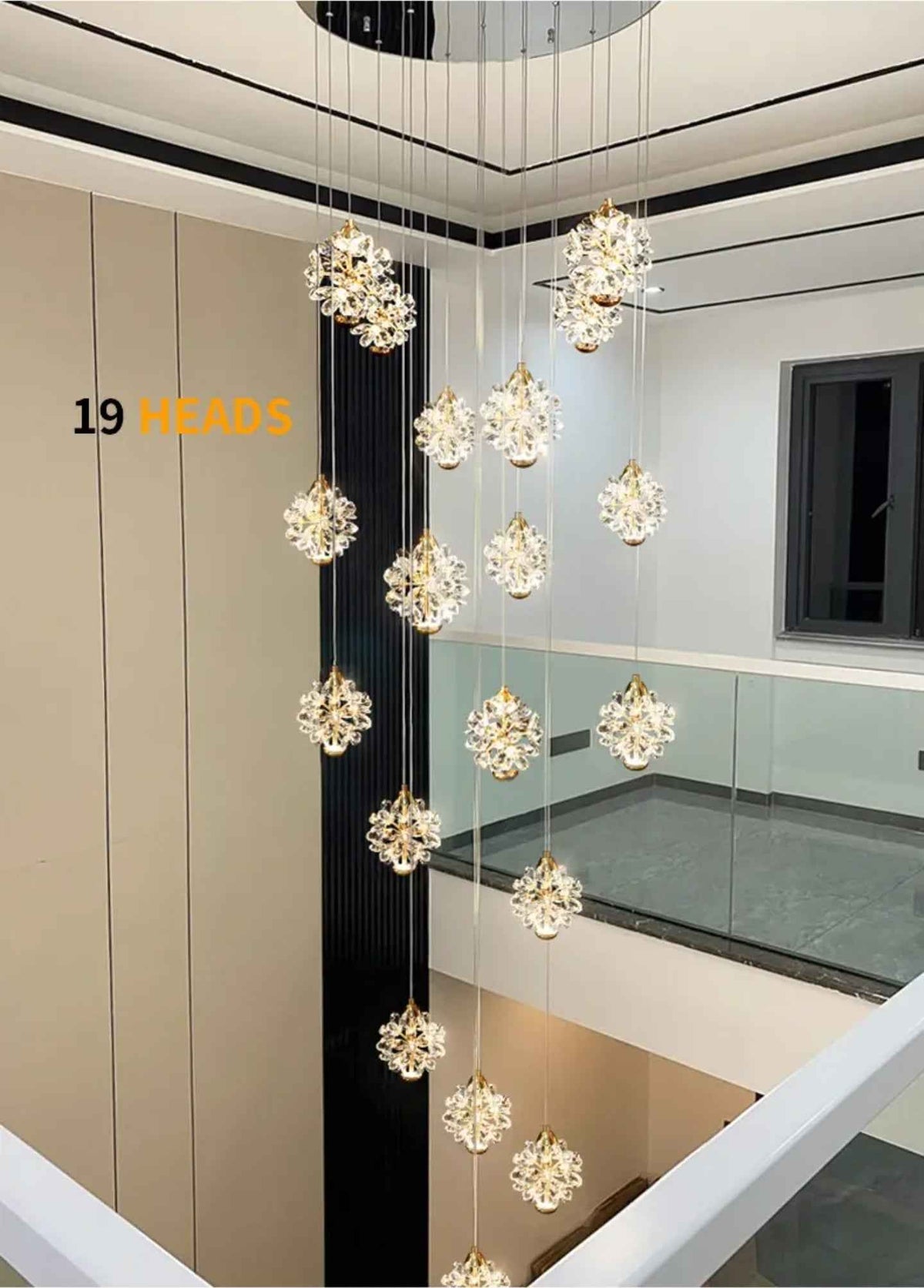 Celestial Cascade Crystal Chandelier