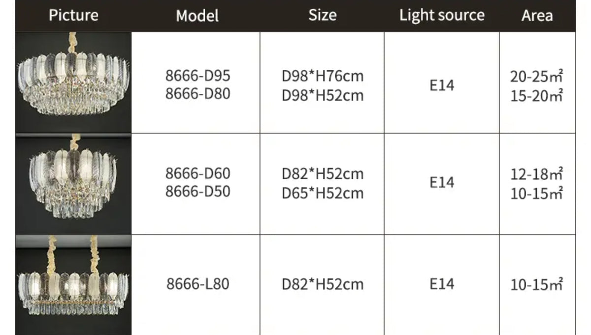 Radiara Feather Crystal Gold Chandelier