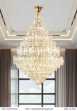 Klos Oakhill Large Crystal Chandelier