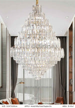 Klos Oakhill Large Crystal Chandelier