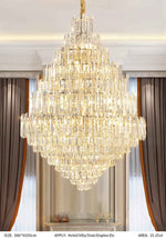 Klos Oakhill Large Crystal Chandelier