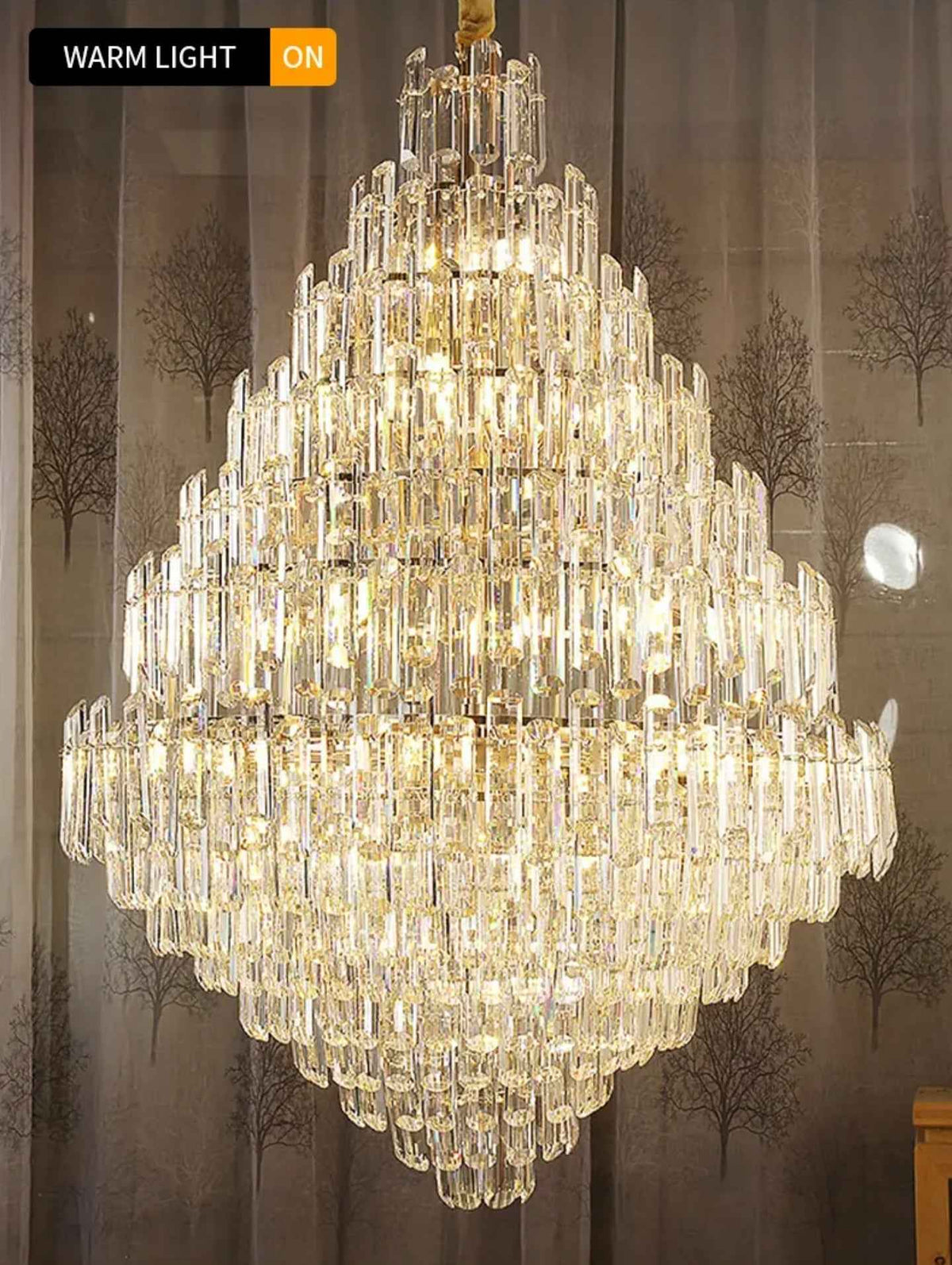 Klos Oakhill Large Crystal Chandelier