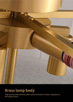 Adwoa Coles Gold Italian Handmade Marble Chandelier