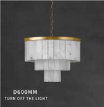 Adwoa Coles Gold Italian Handmade Marble Chandelier