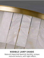 Adwoa Coles Gold Italian Handmade Marble Chandelier