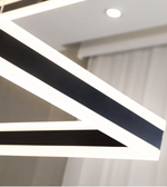 Malena Olena Black LED Chandelier - Reflect Lighting