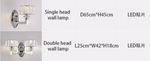 Serafina Chrome LED Crystal Wall Lamp - Reflect Lighting