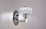 Serafina Chrome LED Crystal Wall Lamp - Reflect Lighting