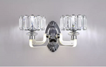 Serafina Chrome LED Crystal Wall Lamp - Reflect Lighting