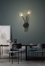 Daguiar Wall Light: Gold/Black - Reflect Lighting