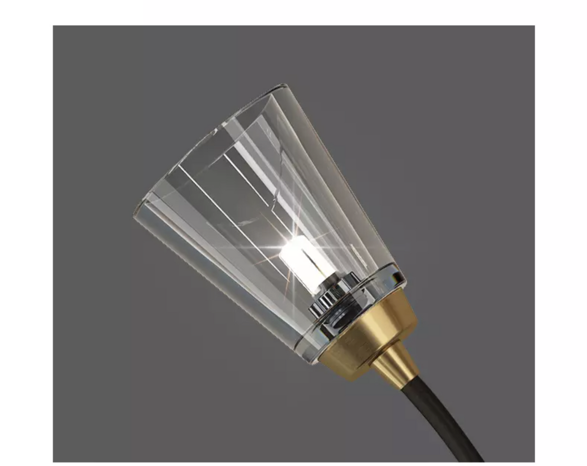 Daguiar Wall Light: Gold/Black - Reflect Lighting