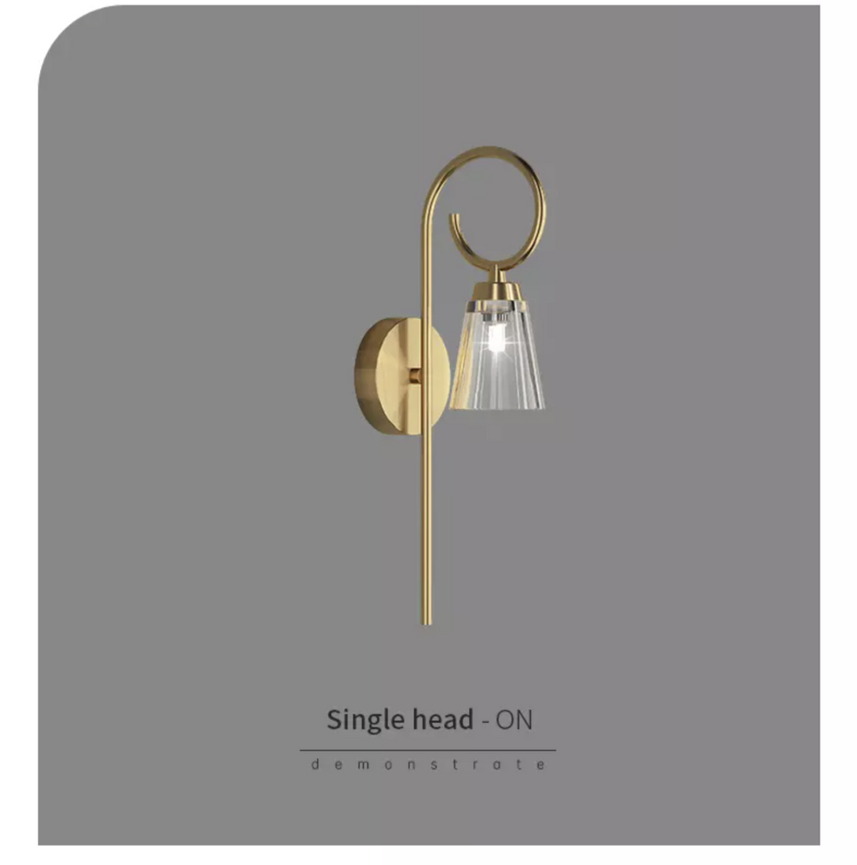 Daguiar Wall Light: Gold/Black - Reflect Lighting