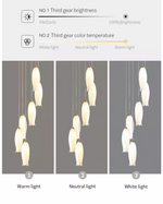 Tulip Flower Staircase Chandelier - Reflect Lighting