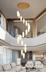 Tulip Flower Staircase Chandelier - Reflect Lighting