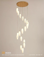 Tulip Flower Staircase Chandelier - Reflect Lighting