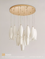 Tulip Flower Staircase Chandelier - Reflect Lighting