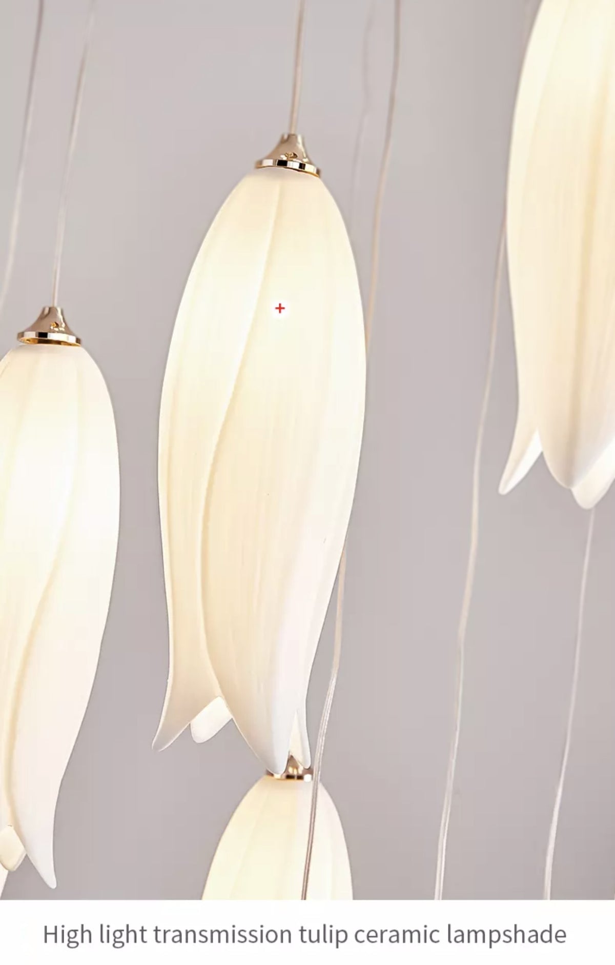 Tulip Flower Staircase Chandelier - Reflect Lighting