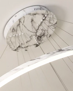 Marble Pattern Stick Splashback Rings Chandelier - Reflect Lighting