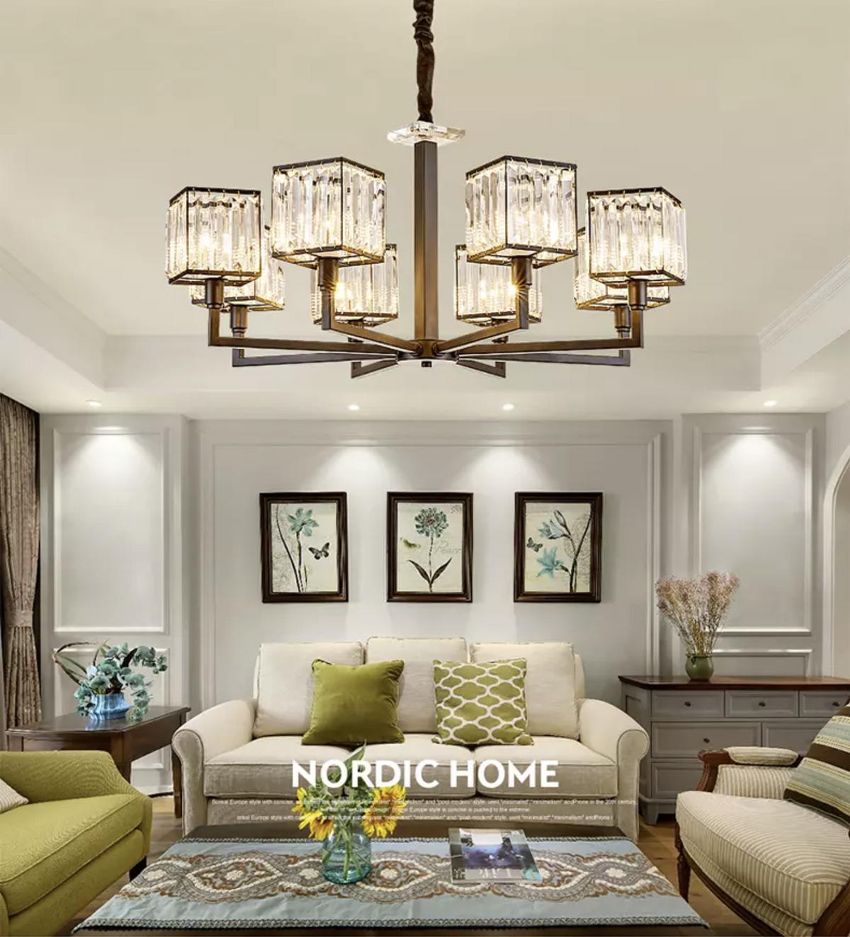 Louisiana Black Chandelier - Reflect Lighting