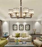 Louisiana Black Chandelier - Reflect Lighting
