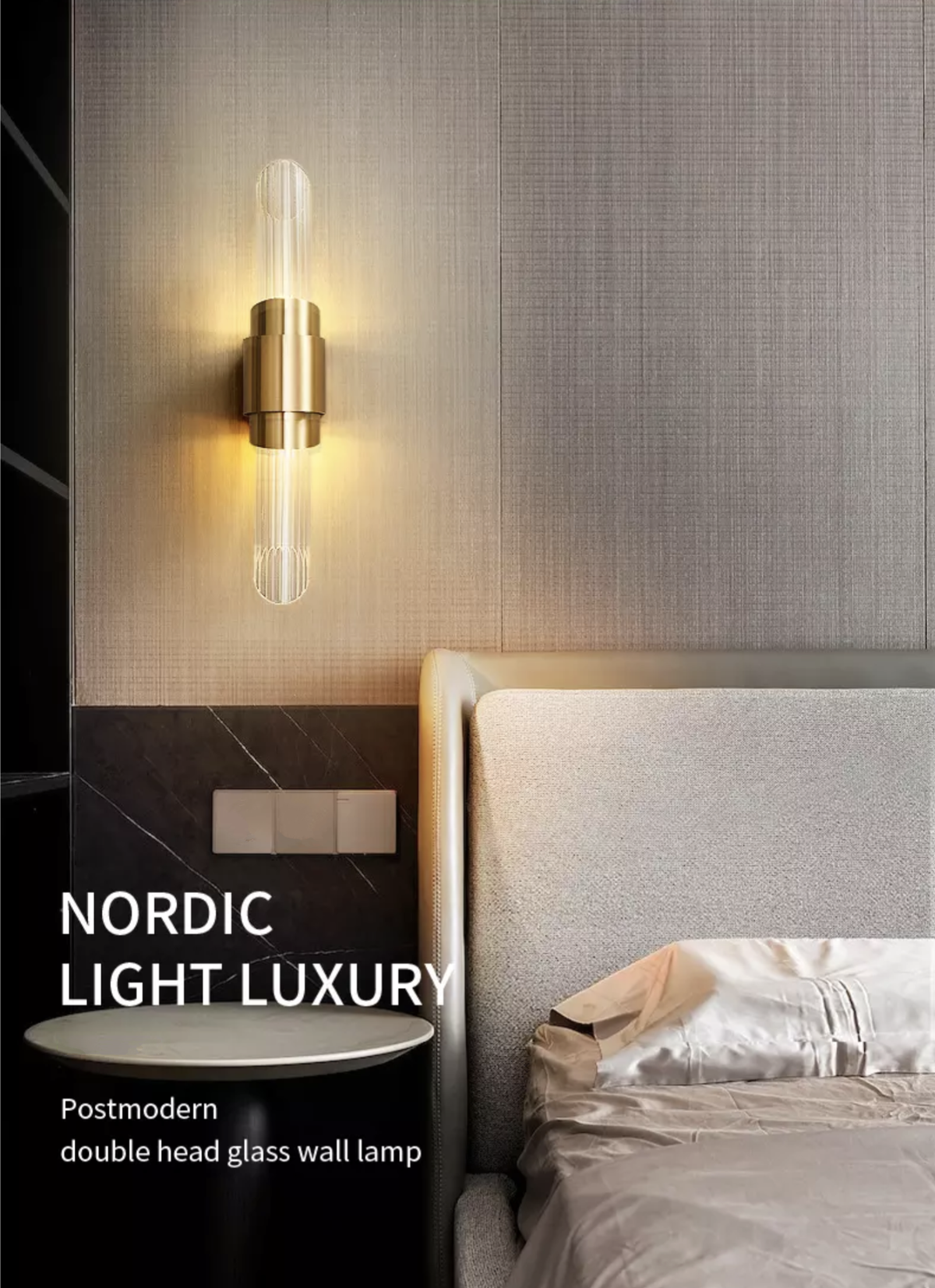 Sabb Nightan Gold Wall lamp - Reflect Lighting