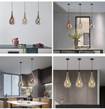 Freya Madrid Pendant Light- Smoky Grey/ Rose Gold/ Clear/ Cognac - Reflect Lighting