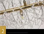 Snowflake Round/Rectangle Dandelion Branch Chandelier- Gold/Chrome/ Rose Gold - Reflect Lighting