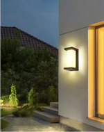 Garver Black LED Outdoor Wall Light - Reflect Lighting