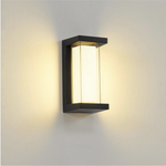 Garver Black LED Outdoor Wall Light - Reflect Lighting