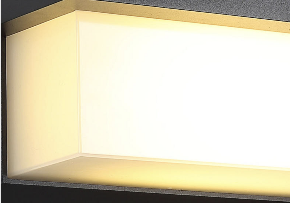 Garver Black LED Outdoor Wall Light - Reflect Lighting
