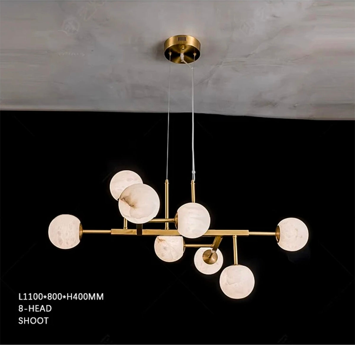 Reese Osterhoudt Hanson Marble Chandelier
