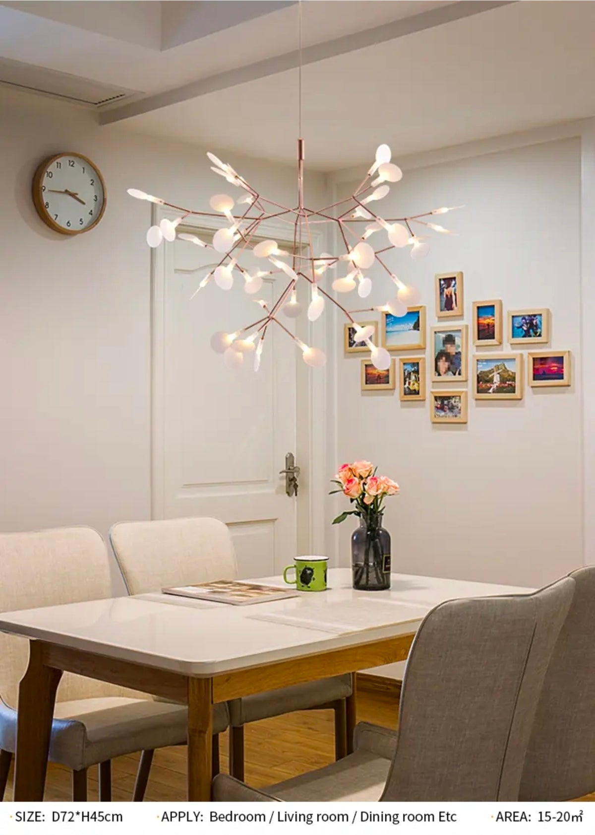Albeiro Gossman Chandelier- 4 Colours