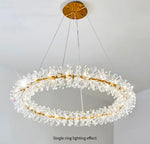 Cadesha Wrangler GoldCrystal Chandelier - Round/Rectangular