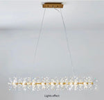 Cadesha Wrangler GoldCrystal Chandelier - Round/Rectangular