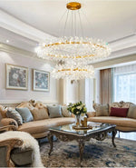 Cadesha Wrangler GoldCrystal Chandelier - Round/Rectangular